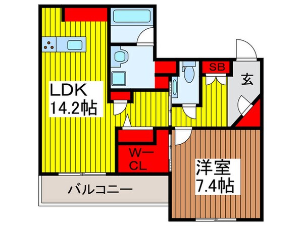 ステラキャシェットの物件間取画像